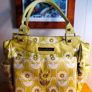 Petunia Pickle Bottom Yellow Diaper Bag/Backpack